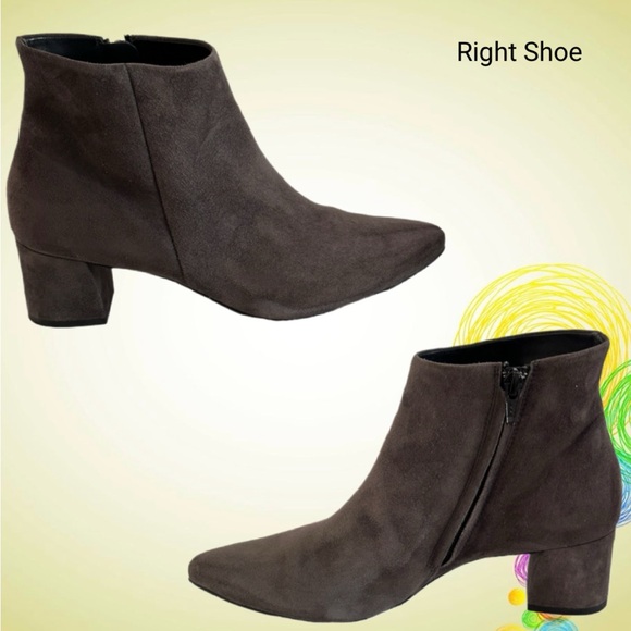 Paul Green Gray Suede Boots - Picture 7 of 9